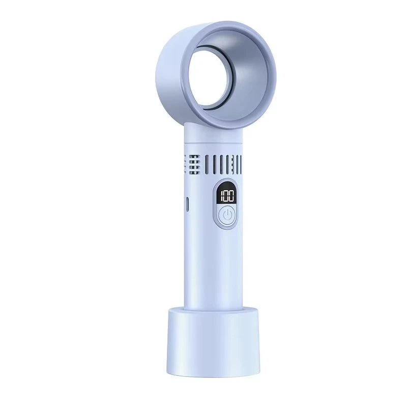 Breezio | מאוורר יד מיני 100 עוצמות – רוח טורבו וטעינת USB