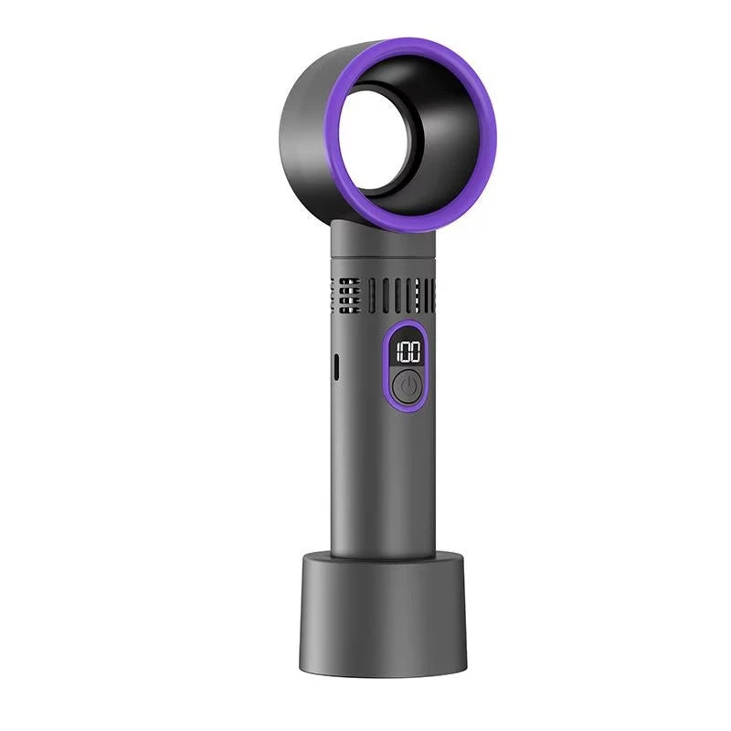 Breezio | מאוורר יד מיני 100 עוצמות – רוח טורבו וטעינת USB
